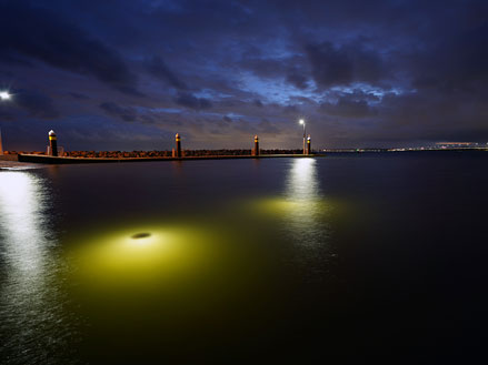 Solar Bollard Lighting - Ocean Tide Location