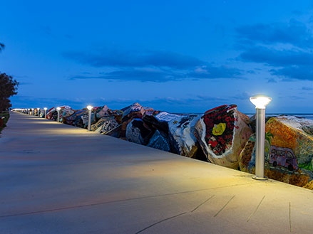 Solar Bollard Lights SBL2 V-WALL Nambucca Heads