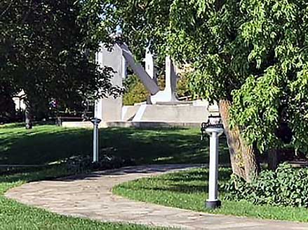 Solar Bollard SBL2 Veterans Memorial Walk Duluth MN USA