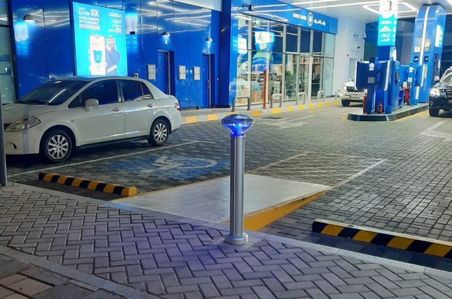 Solar Driveway Park Up Lighting