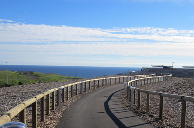 Solar Prison Road Entry Lighting